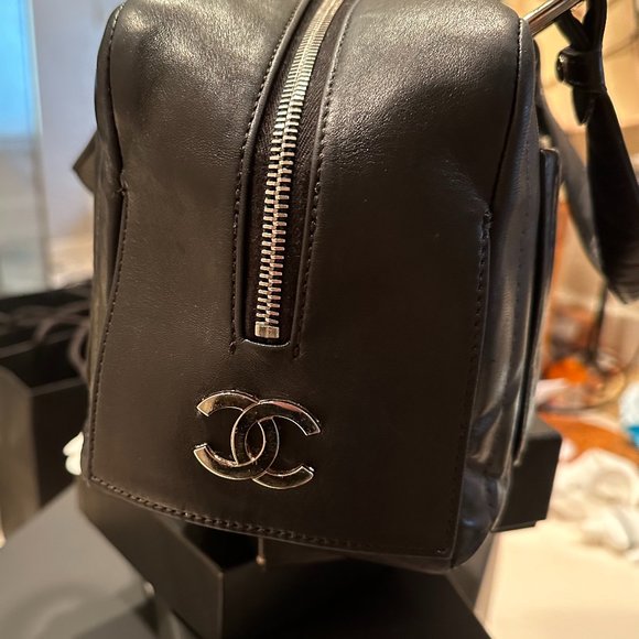 CHANEL Mademoiselle Bowler Bag Black VINTAGE RARE - Picture 7 of 14